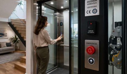 Seguridad en elevadores domésticos: normas, componentes y certificaciones clave